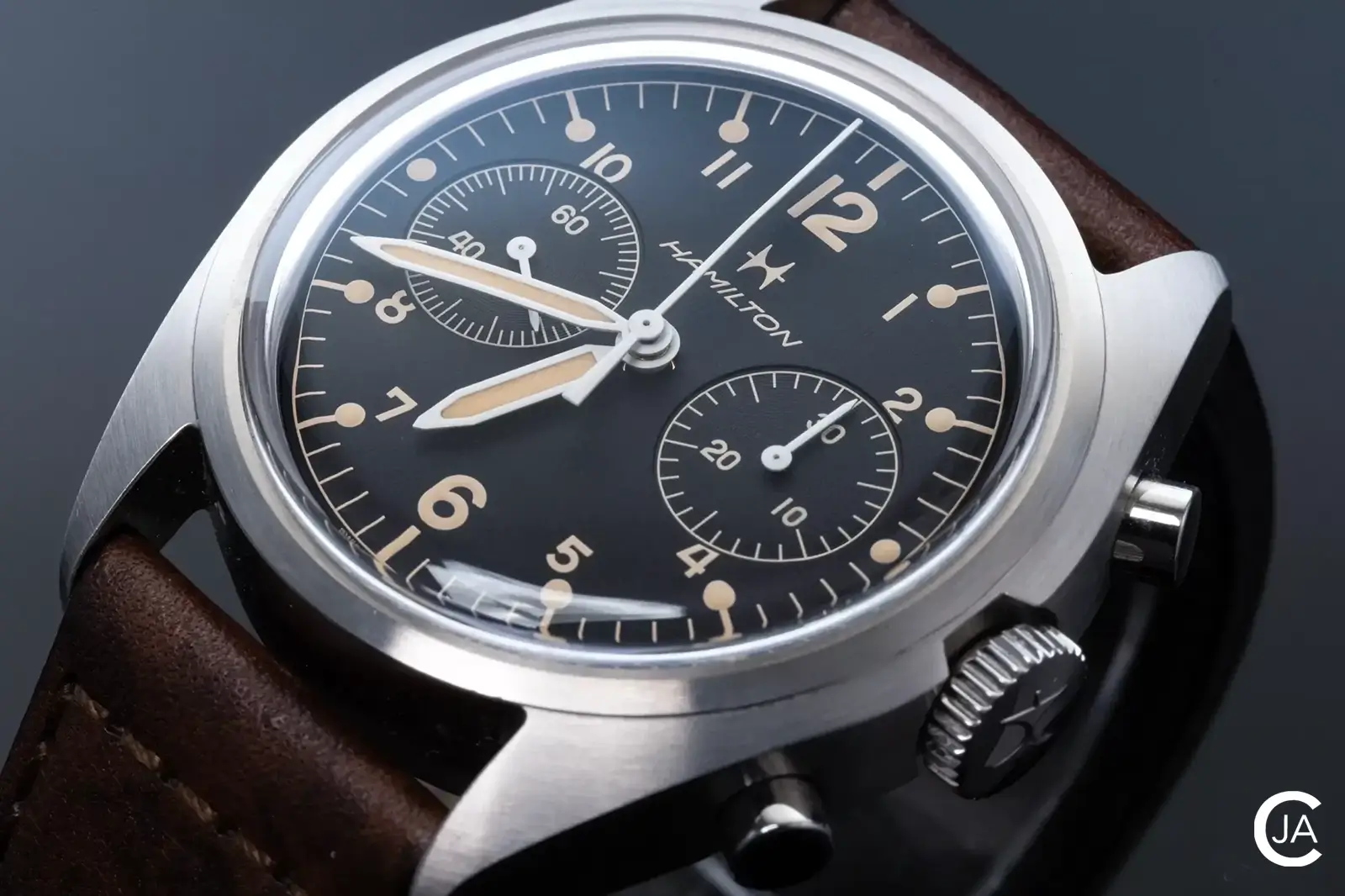 Hamilton Khaki Pilot Pioneer Mechanical Chronograph 1